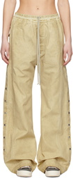 Rick Owens DRKSHDW Beige Hollywood Pusher Lounge Pants