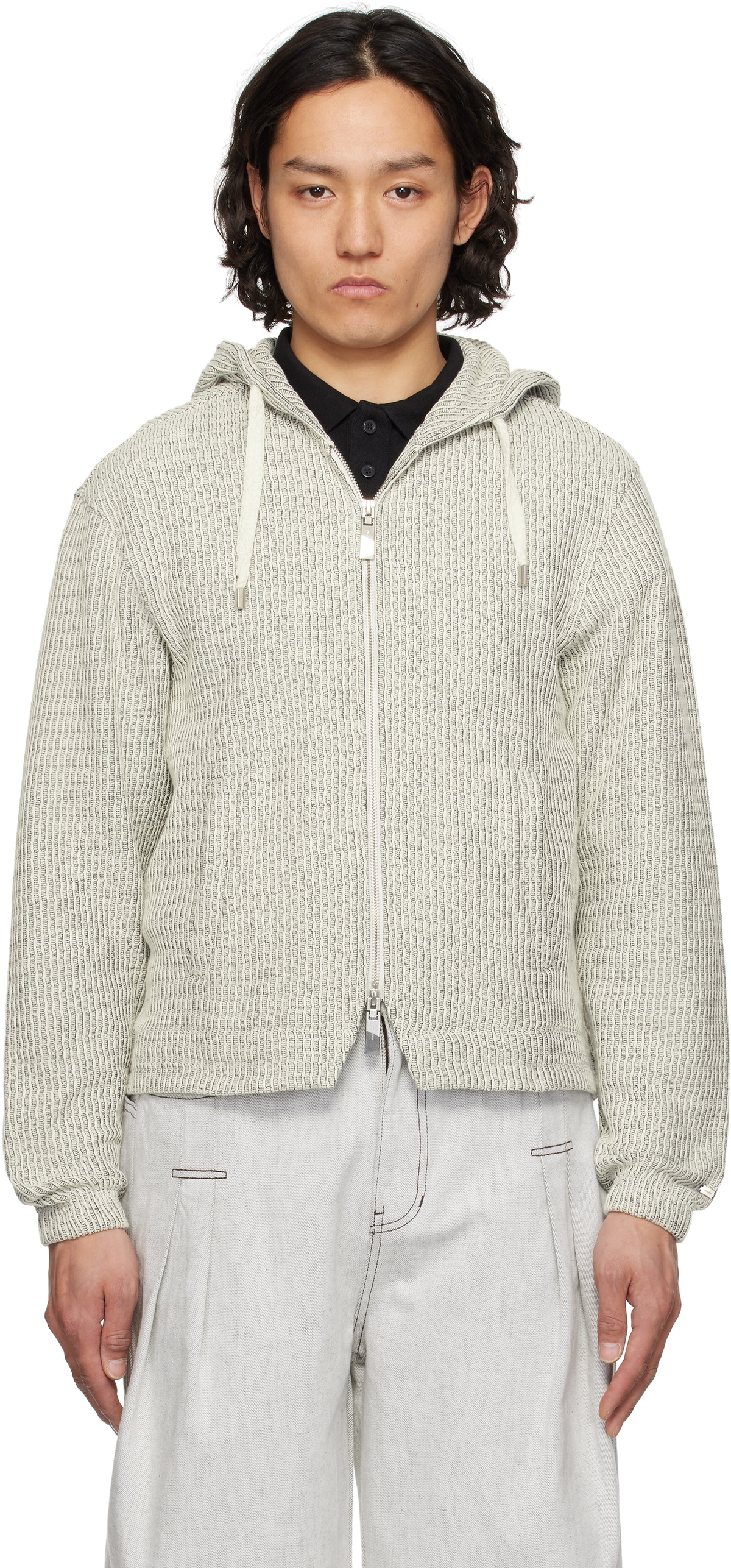 ★ADERERROR★ Product. 37 Grey ADER error Gray Product. 37 Hoodie ADER error