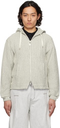 ADER error Gray Lunel Product. 30 Zip-Up Hoodie