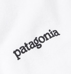 Patagonia - Fitz Roy Horizons Logo Responsibili-Tee Printed Cotton-Blend Jersey T-Shirt - White