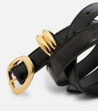 Amanu Tugela croc-effect leather belt