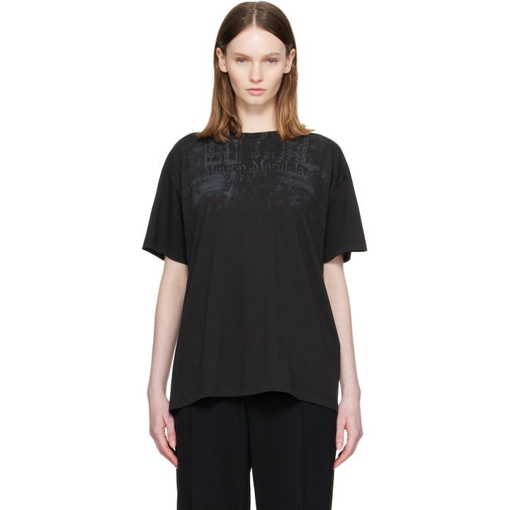 Photo: Maison Margiela Black Numbers Regular T-shirt