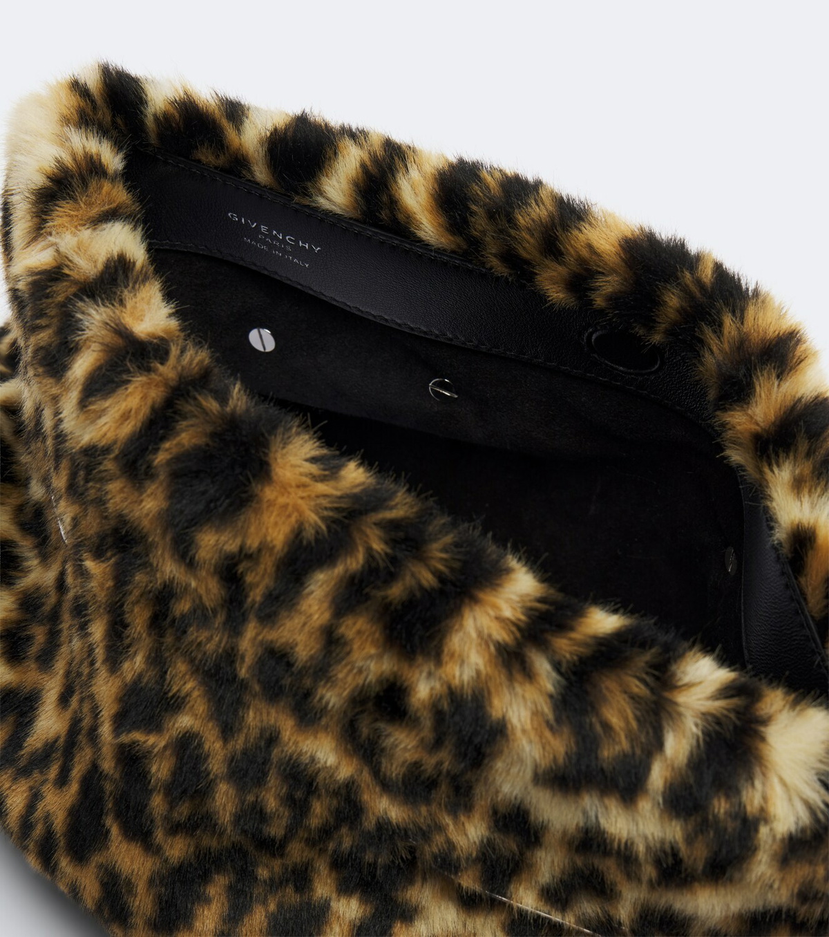 Givenchy Pinch Soft leopard-print clutch