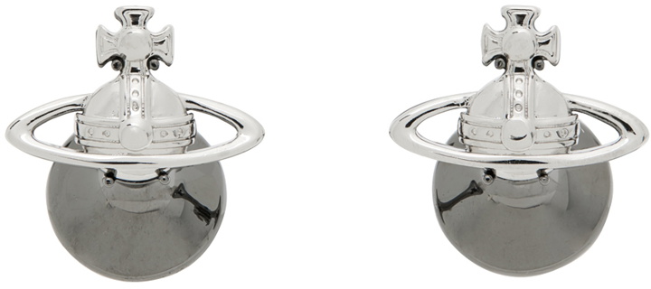 Photo: Vivienne Westwood Gunmetal Suzon Orb Cufflinks