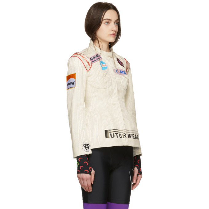 MEER. SHEER JACKET クリーム Sheer ORGANZA Bomber Jacket By Anorak | Get Dressed Collective