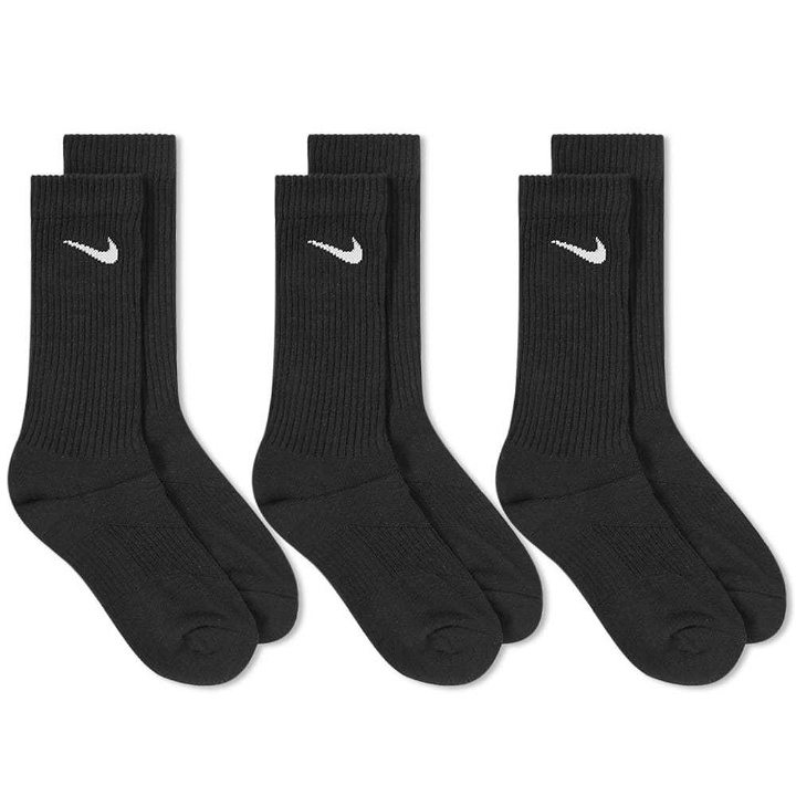 Photo: Nike Cotton Cushion Crew Sock - 3 Pack