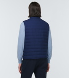 Brunello Cucinelli - Linen and wool down vest
