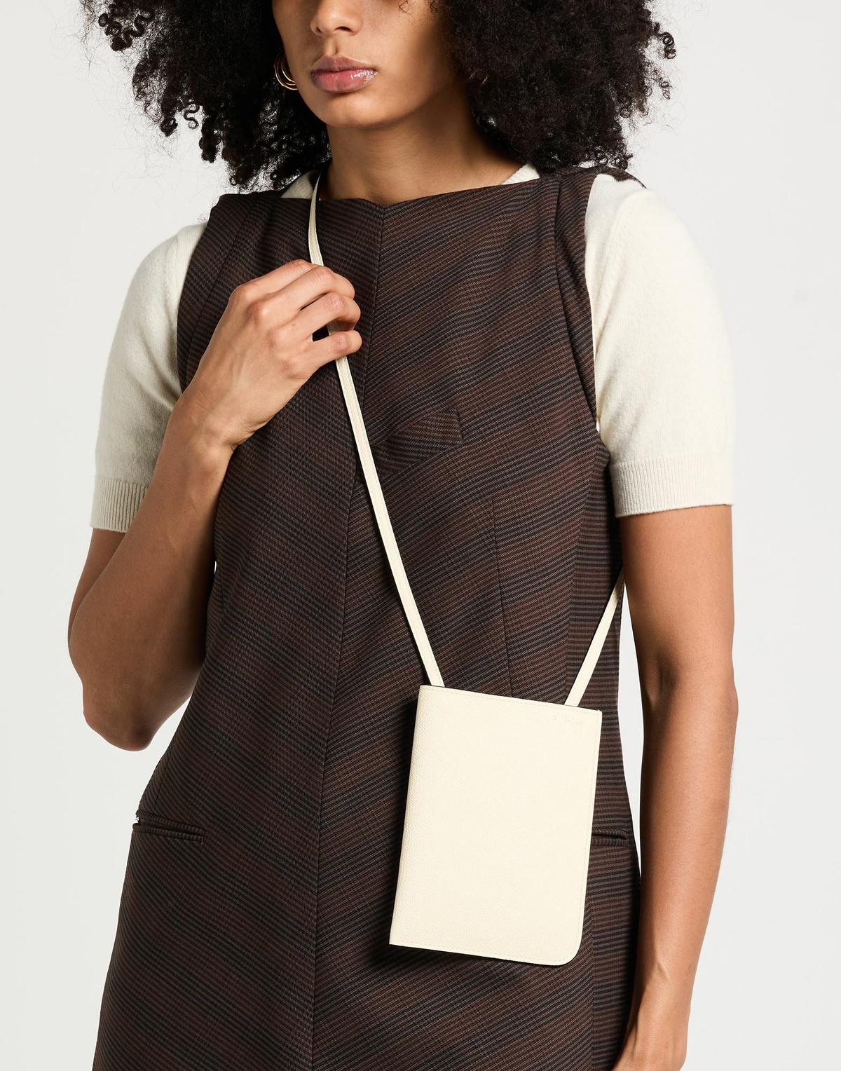 Valextra Womens Cross-body bag Cream