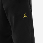 Nike Men's Air Jordan X PSG Fleece Pant in Black/Tour Yellow