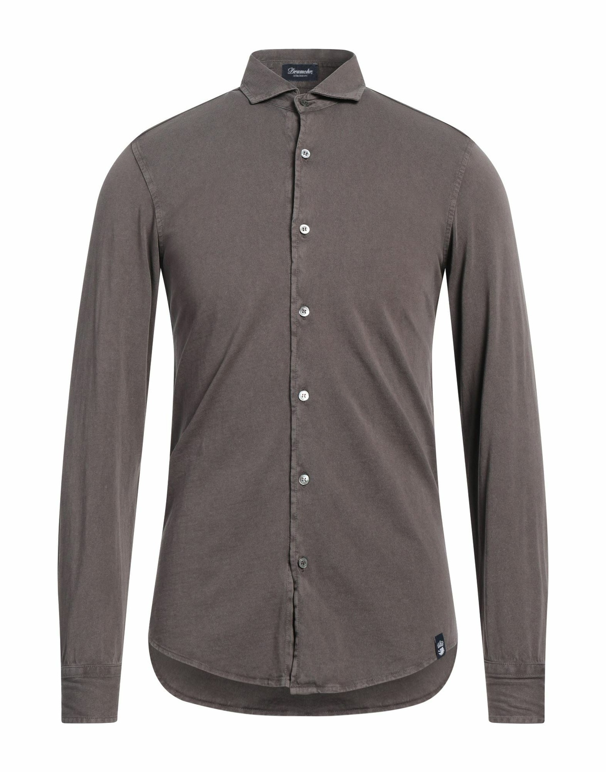 Drumohr Mens Shirt Khaki