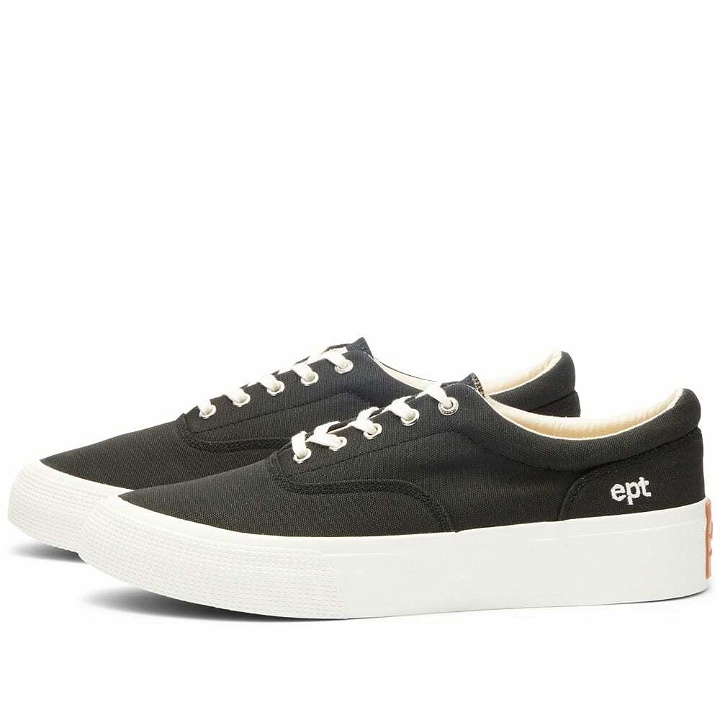 Photo: East Pacific Trade Men's Deck Canvas Sneakers in Black