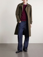 Burberry - Cotton-Gabardine Trench Coat - Green