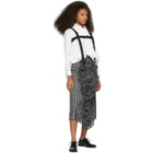 Chika Kisada White Ruffled and Shirred Shirt