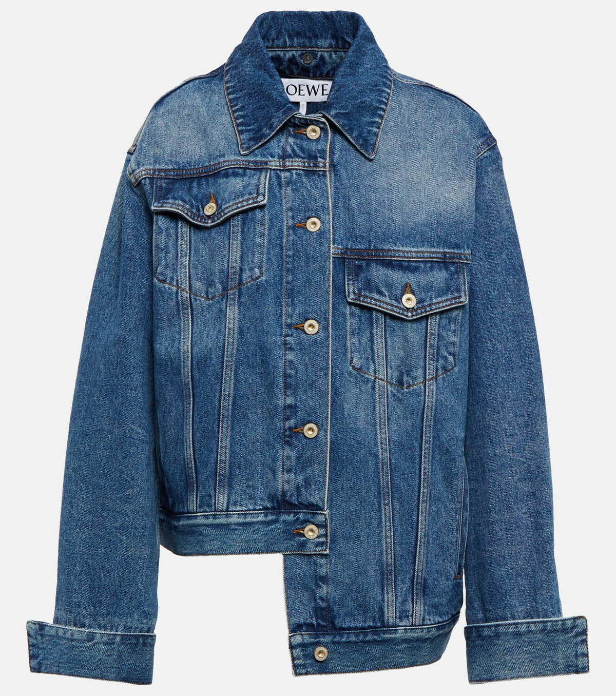 Loewe - Asymmetric denim jacket Loewe