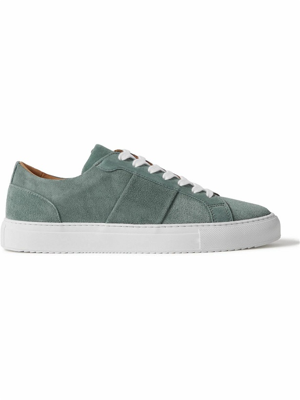 Photo: Mr P. - Larry Regenerated Suede by evolo® Sneakers - Blue