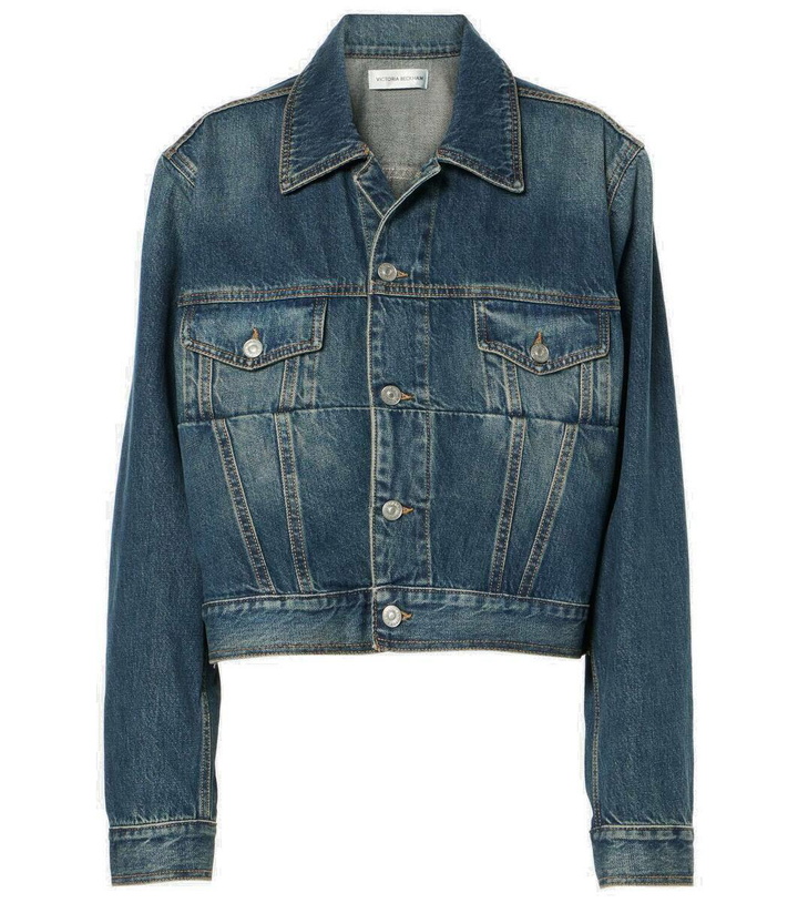 Photo: Victoria Beckham Cropped denim jacket