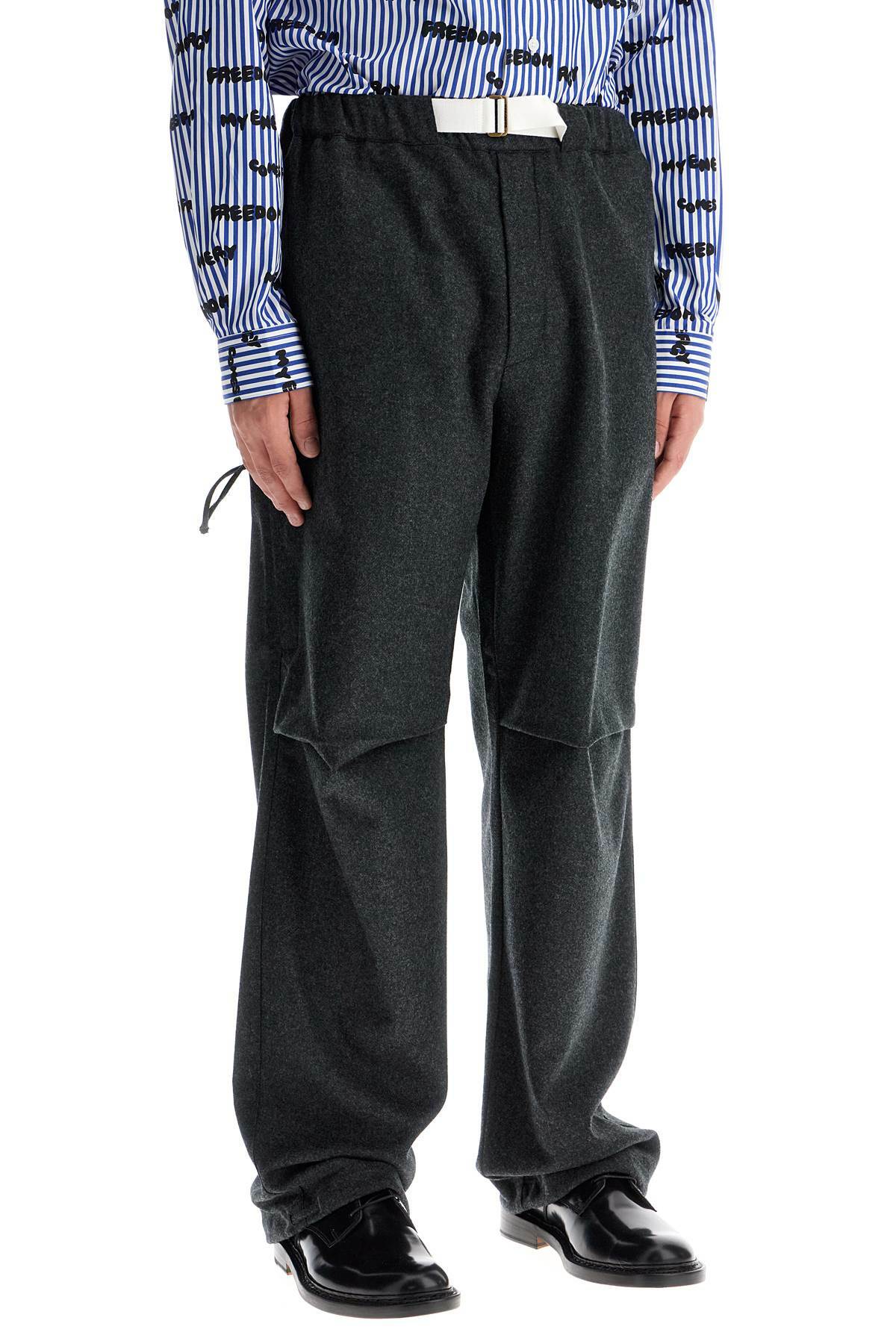 DARKPARK jordan woolen pants Grey