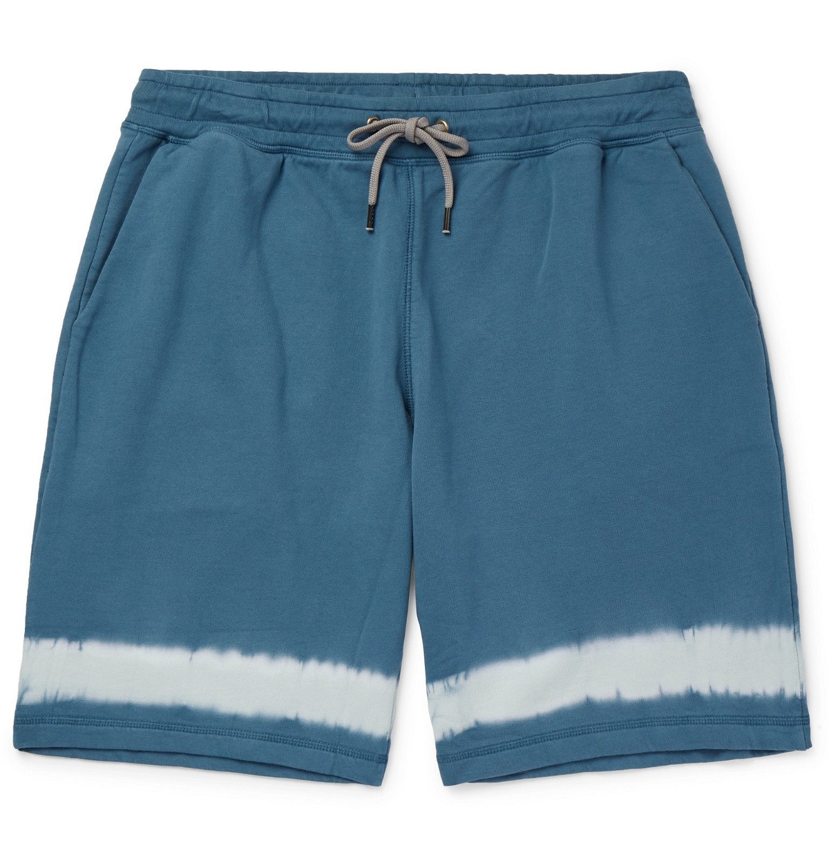 Photo: PS Paul Smith - Tie-Dyed Cotton-Jersey Drawstring Shorts - Blue