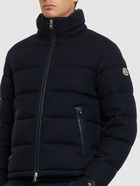 MONCLER - Winnipeg Nylon & Felted Wool Down Jacket