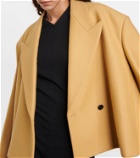 Khaite Raymond cropped wool-blend jacket