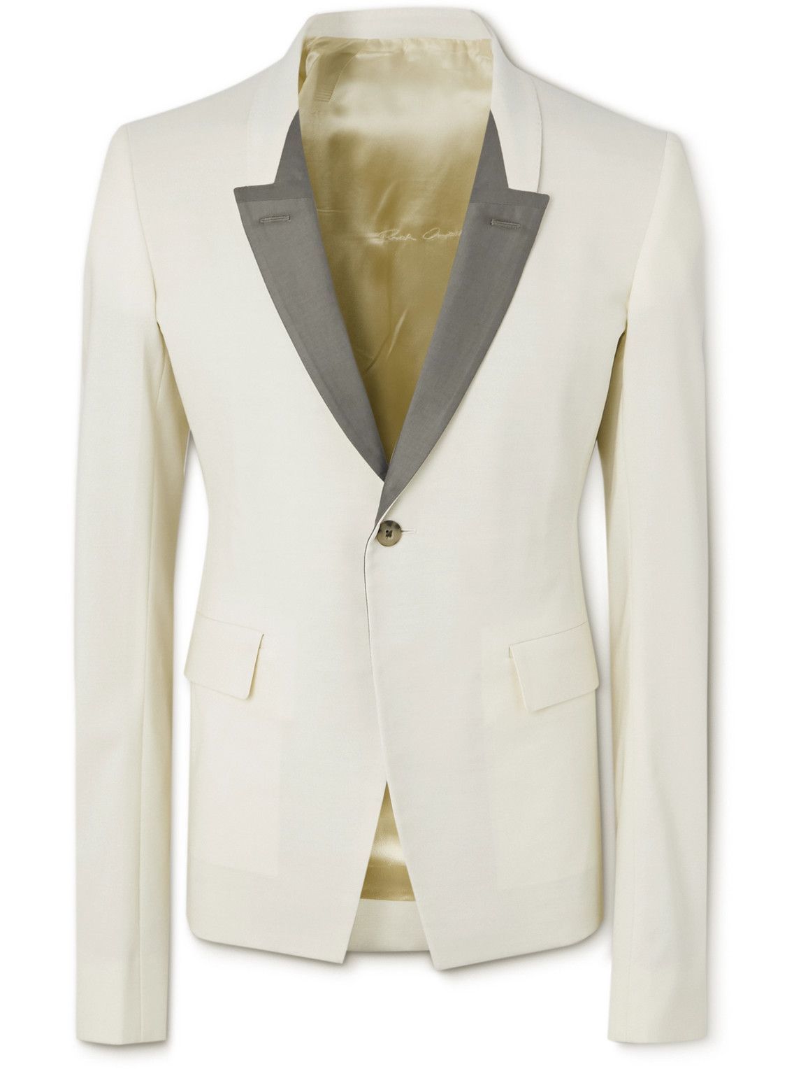 Rick Owens - Virgin Wool-Blend Blazer - Neutrals Rick Owens