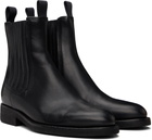Golden Goose Black Leather Chelsea Boots