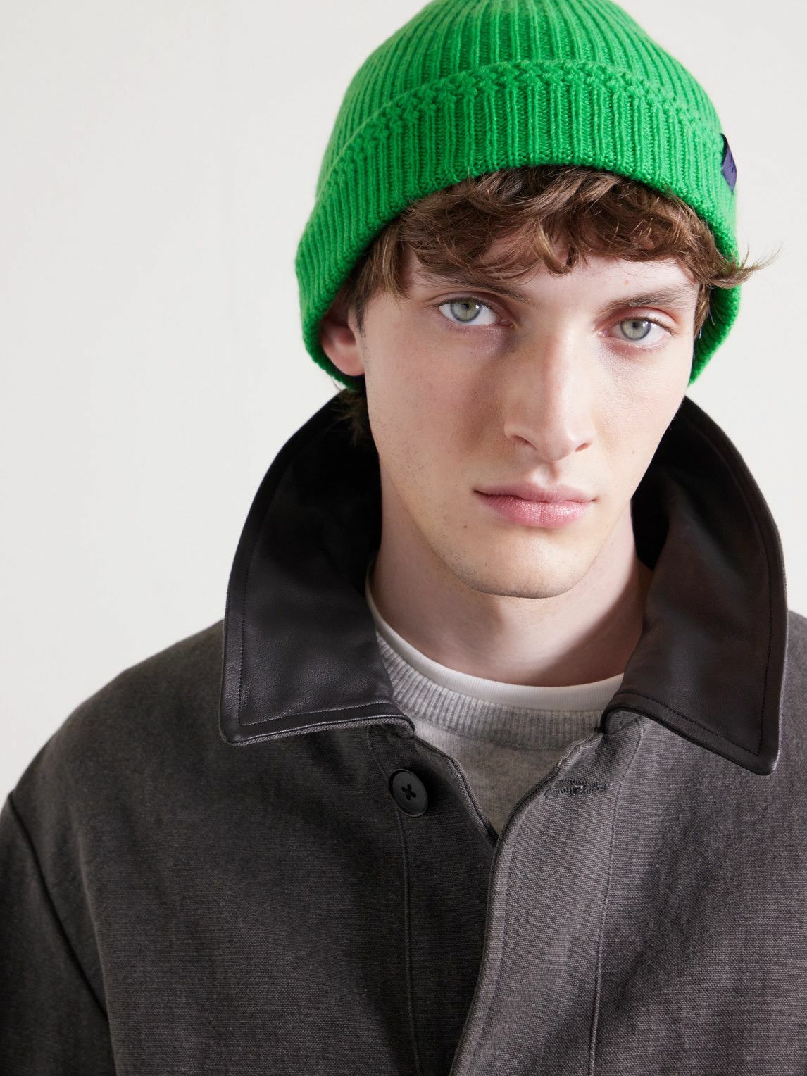 TOM FORD - Ribbed Cashmere Beanie - Green