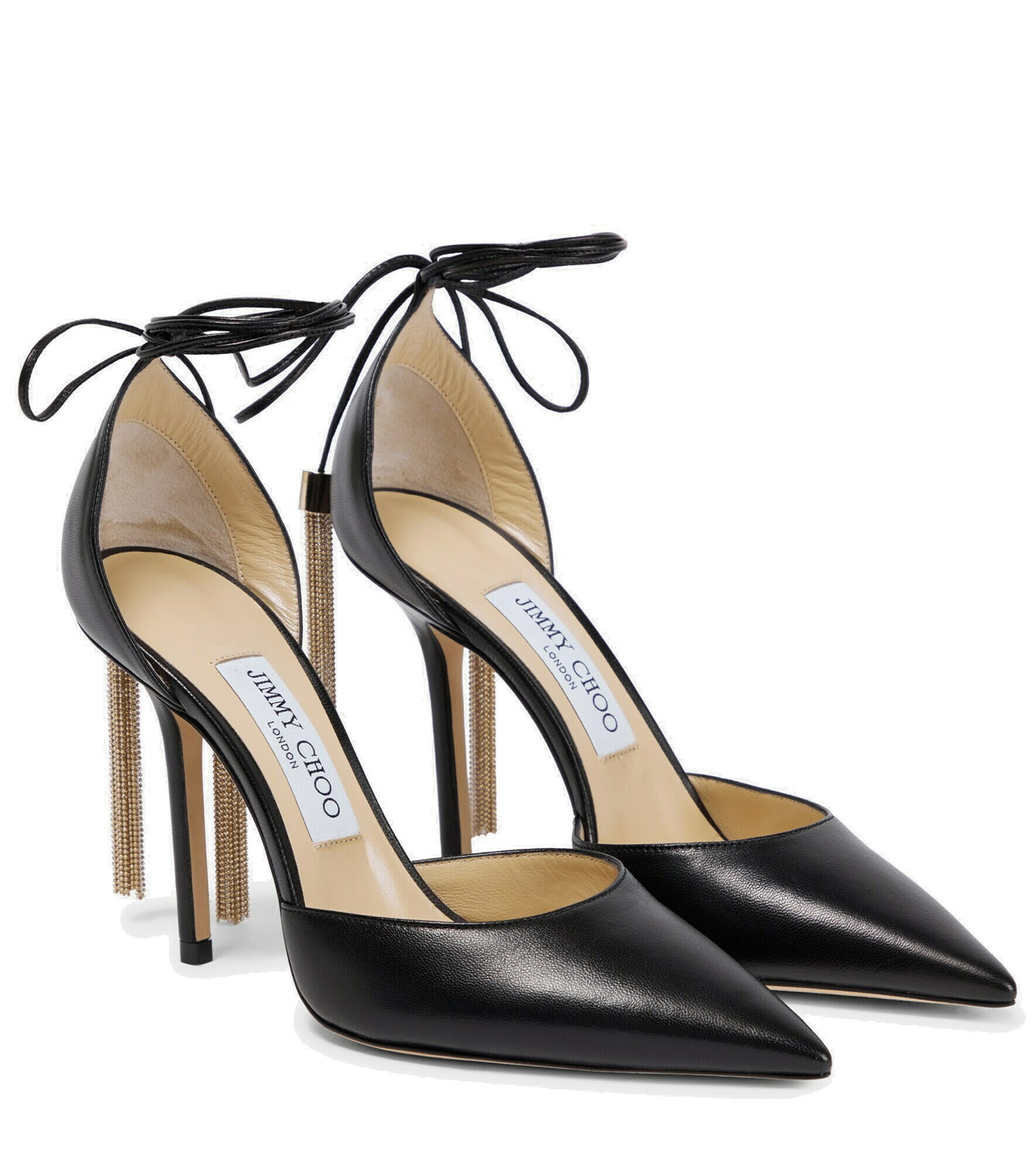 JIMMY CHOO の靴♪ ★ LYN★ 45mm OMNA【多色在庫】 85mm bling patent leather pumps - Jimmy Choo - Women