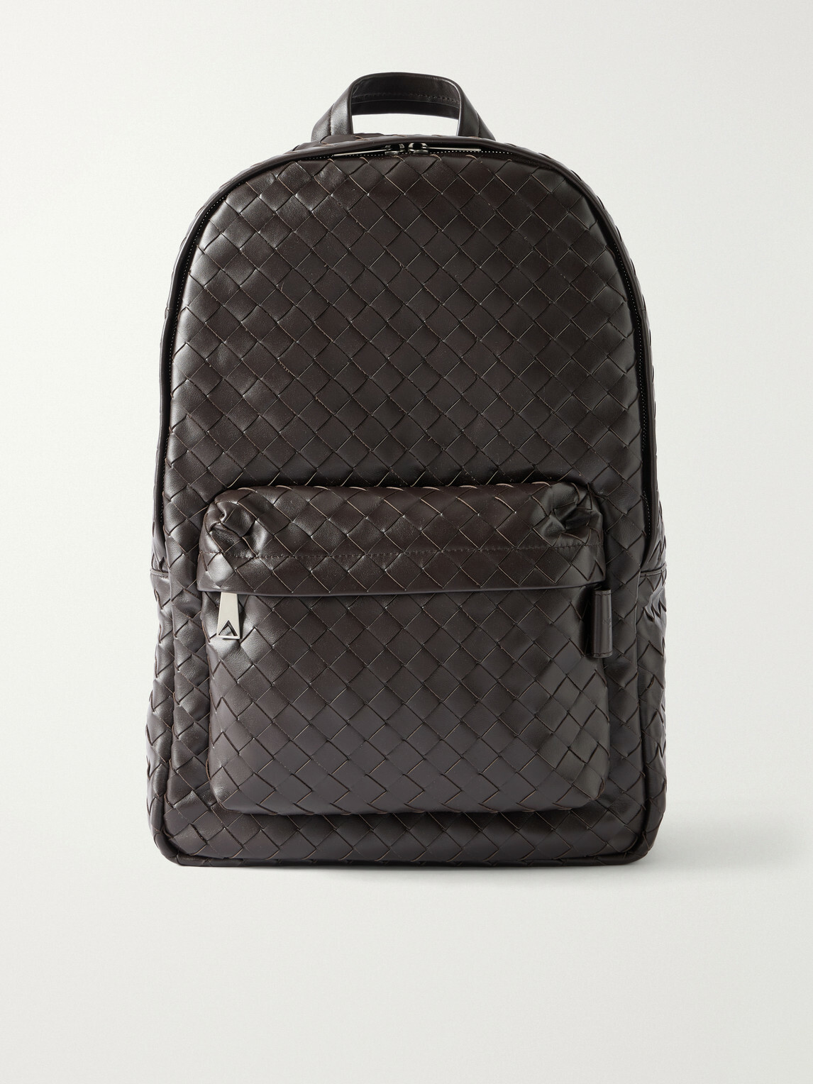 Bottega Veneta - Avenue Medium Intrecciato Leather Backpack - Brown