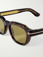 TOM FORD - Icon D-Frame Tortoiseshell Acetate Sunglasses
