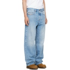 Diesel Blue Relaxed Low Waist 2001 D-Macro Jeans