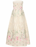 ELIE SAAB - Tulle Embroidered Midi Dress