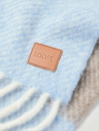 LOEWE - Fringed Striped Alpaca-Blend Scarf
