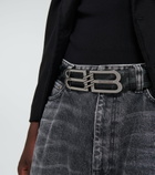 Balenciaga - BB Signature coated canvas belt