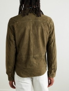 Polo Ralph Lauren - Suede Overshirt - Green