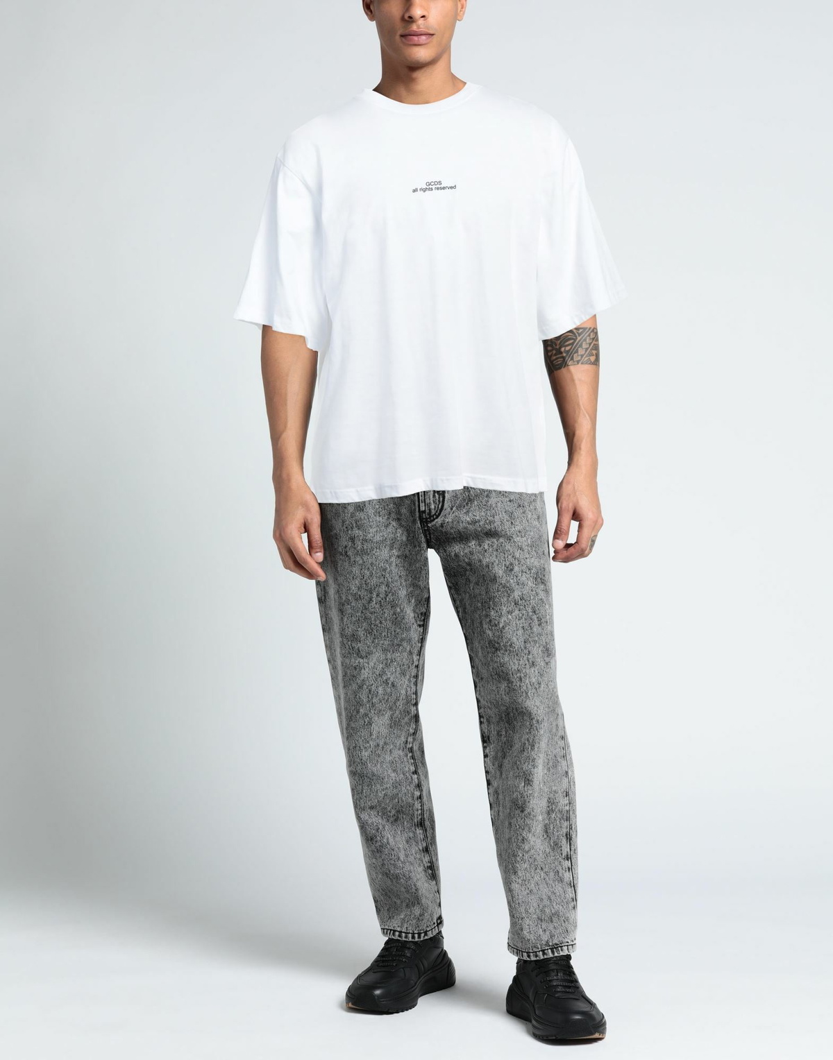 Gcds Mens T-shirt in White