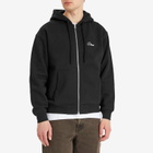 Dime Men's Cursive Zip Hoodie in Black