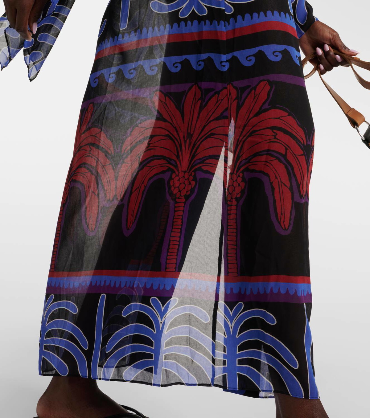 Johanna Ortiz Printed beach cover-up