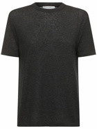 THE ROW Fayola Embroidered Jersey T-shirt