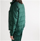adidas Consortium - Jonah Hill Logo-Embroidered Quilted Ripstop Down Jacket - Green