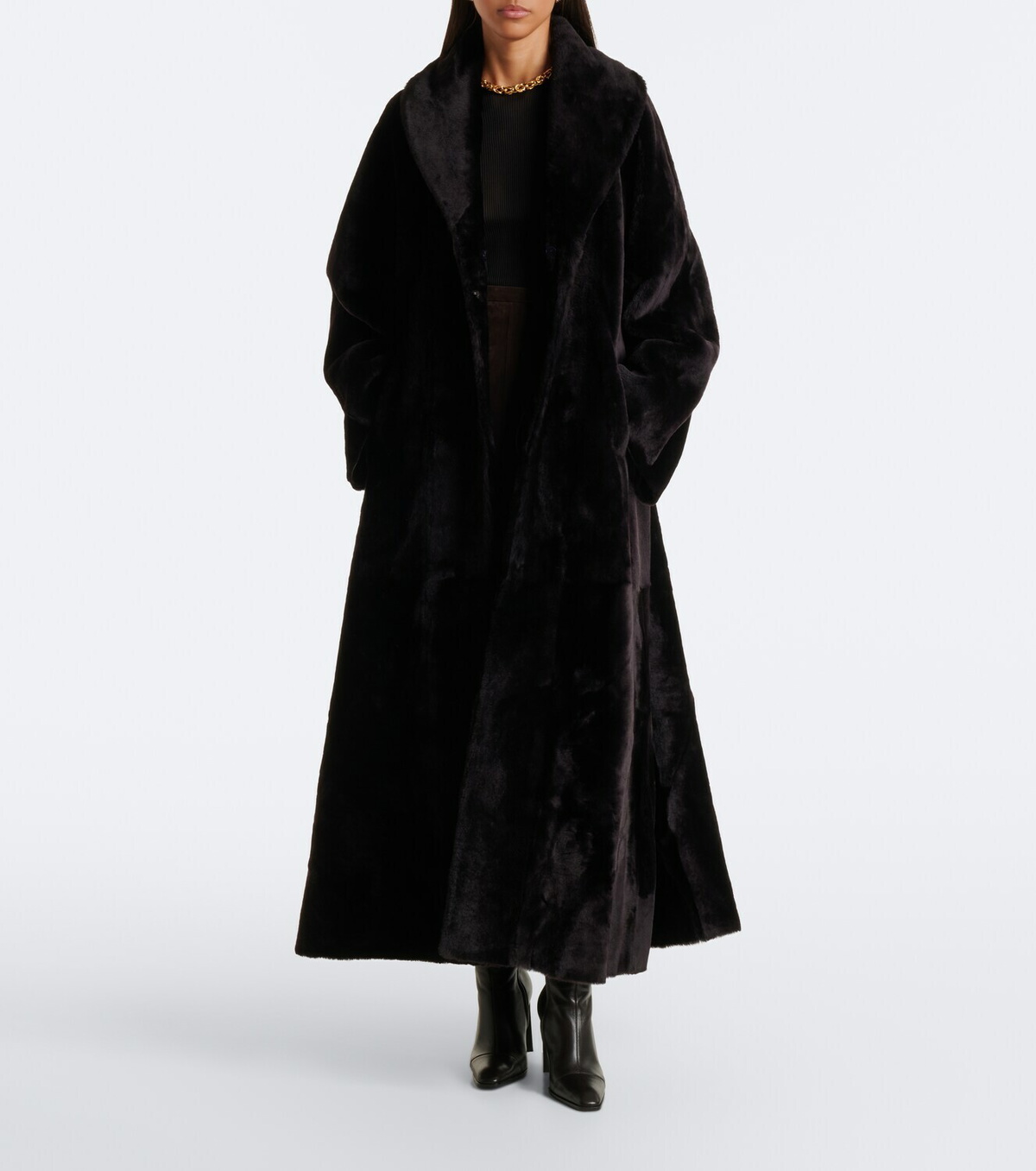 Nour Hammour Astoria shearling coat