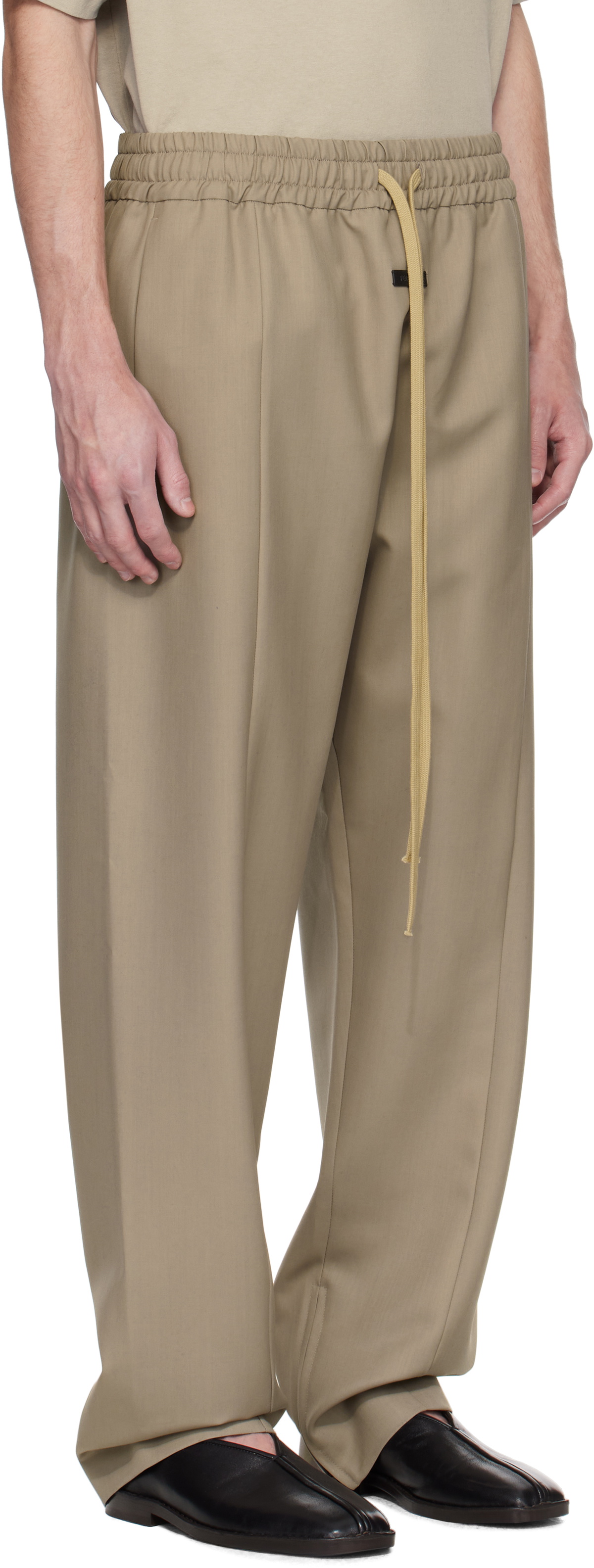 Fear of God■Center Seam Track Pant■トラックパンツ Fear of God Beige Wool Center Seam Track Pants Fear Of God