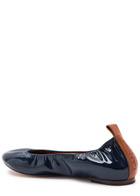 Lanvin Patent Leather Ballet Flats Blue