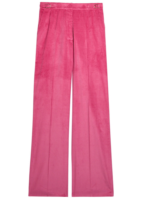Photo: Gabriela Hearst Vesta Straight-leg Corduroy Trousers Pink