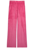 Gabriela Hearst Vesta Straight-leg Corduroy Trousers Pink