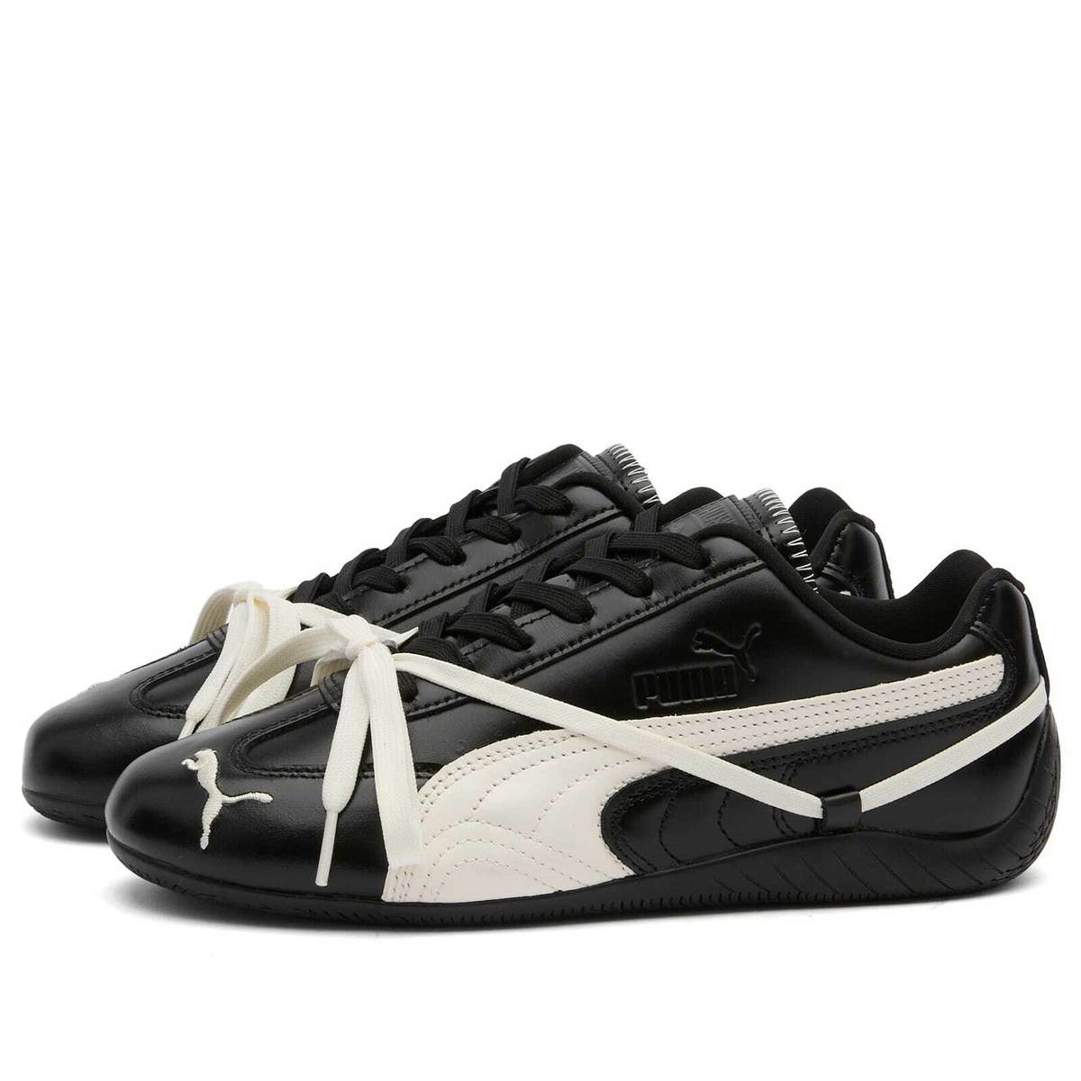 Puma Women's x ROSÉ Speedcat Sneaker in Black &Warm White