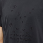 Maison Margiela Men's Embroidered Numbers Logo T-Shirt in Anthracite