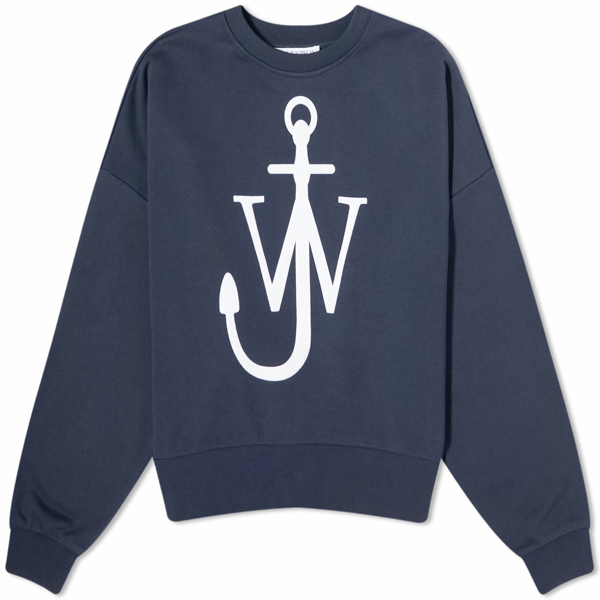 JW Anderson Women's Anchor Logo Sweatshirt in Navy JW Anderson