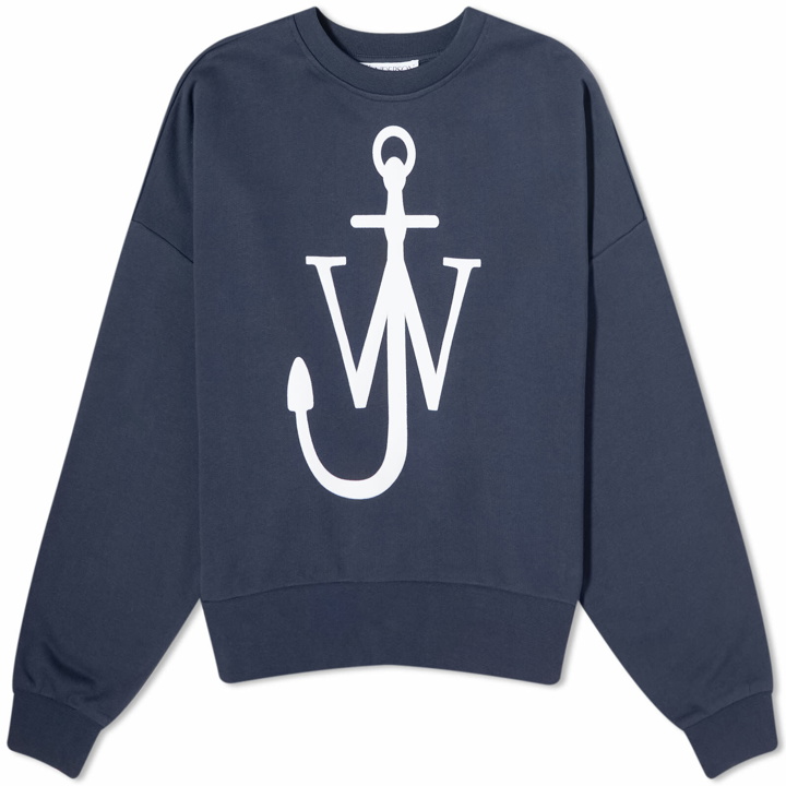 Photo: JW Anderson Women's Anchor Logo Sweatshirt in Navy