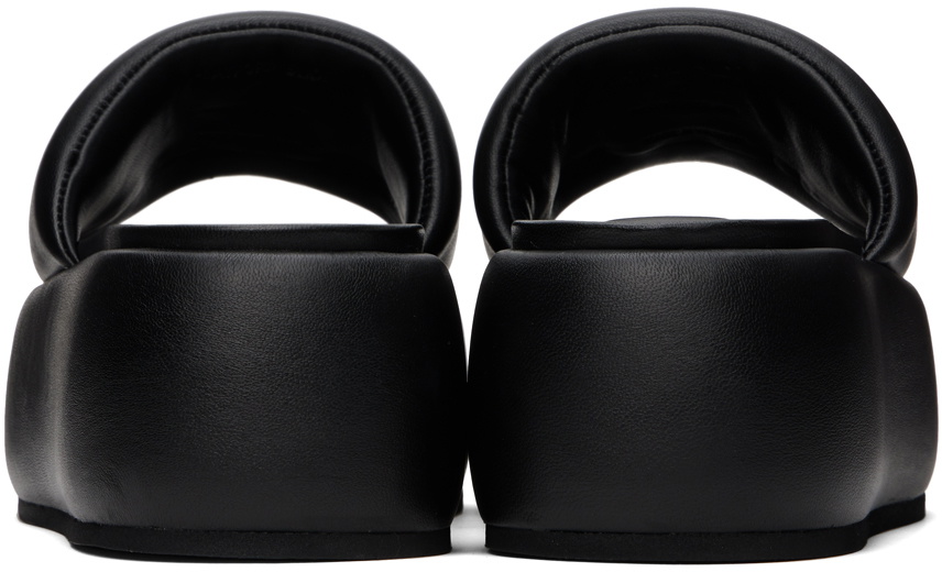 AMIRI Black Script Platform Sandals Amiri AMIRI Black Script Platform Sandals Amiri